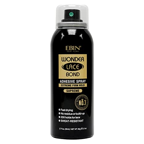 EBIN NEW YORK Wonder Lace Bond Adhesive Spray (2.7 fl. oz./ 80ml, Supreme Hold)