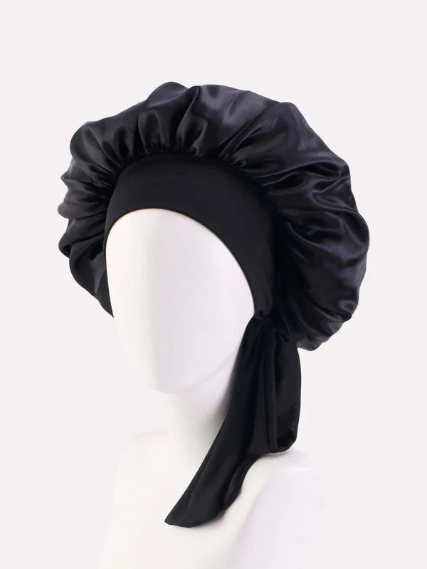 Silk Tie On Hair Bonnet