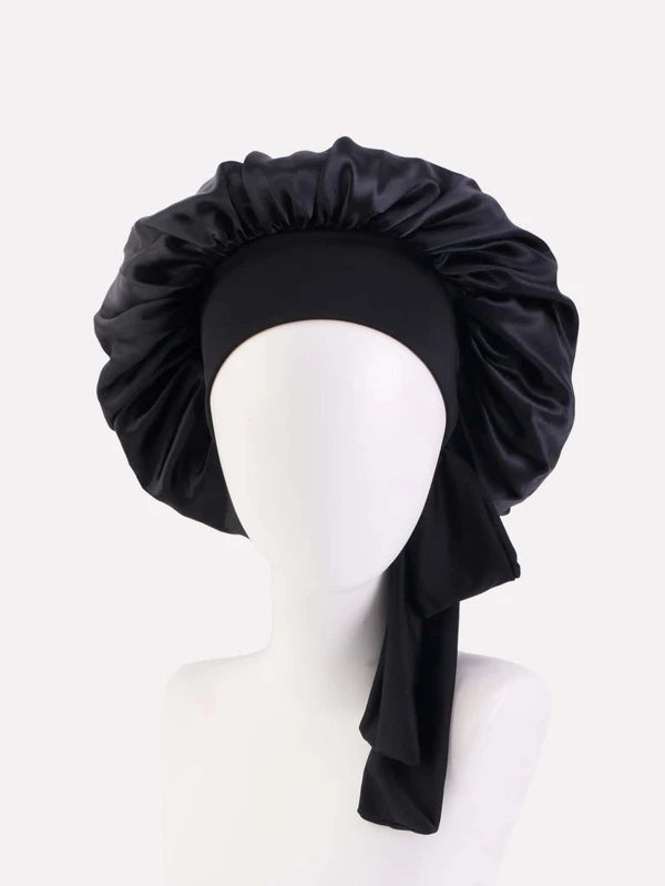 Silk Tie On Hair Bonnet